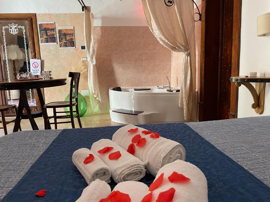 Postel nebo postele na pokoji v ubytování B&B ME Palace