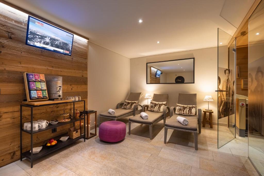 Posezení v ubytování Boutique Hotel ANYBODY
