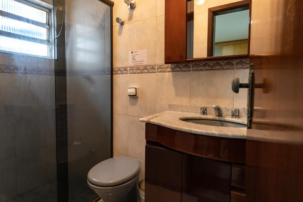 Koupelna v ubytování Hostel B2B SP