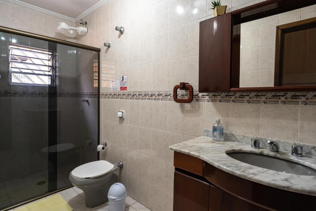 Koupelna v ubytování Hostel B2B SP