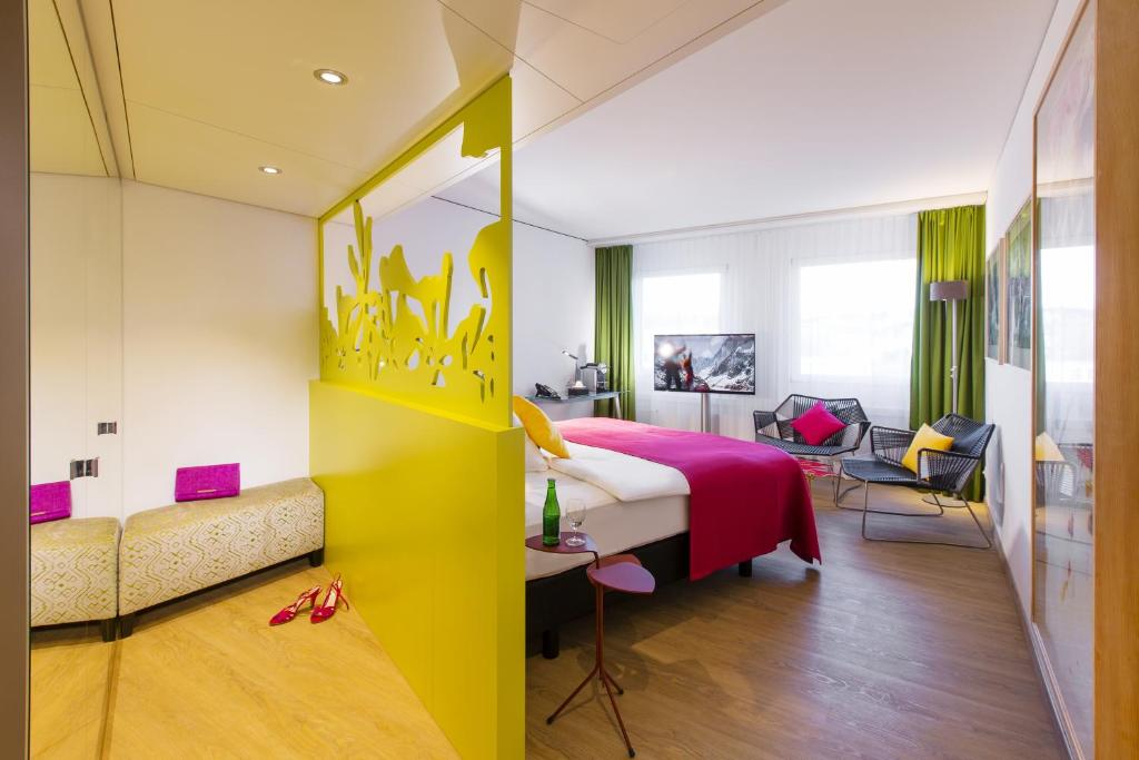 Postel nebo postele na pokoji v ubytování Hotel Arte