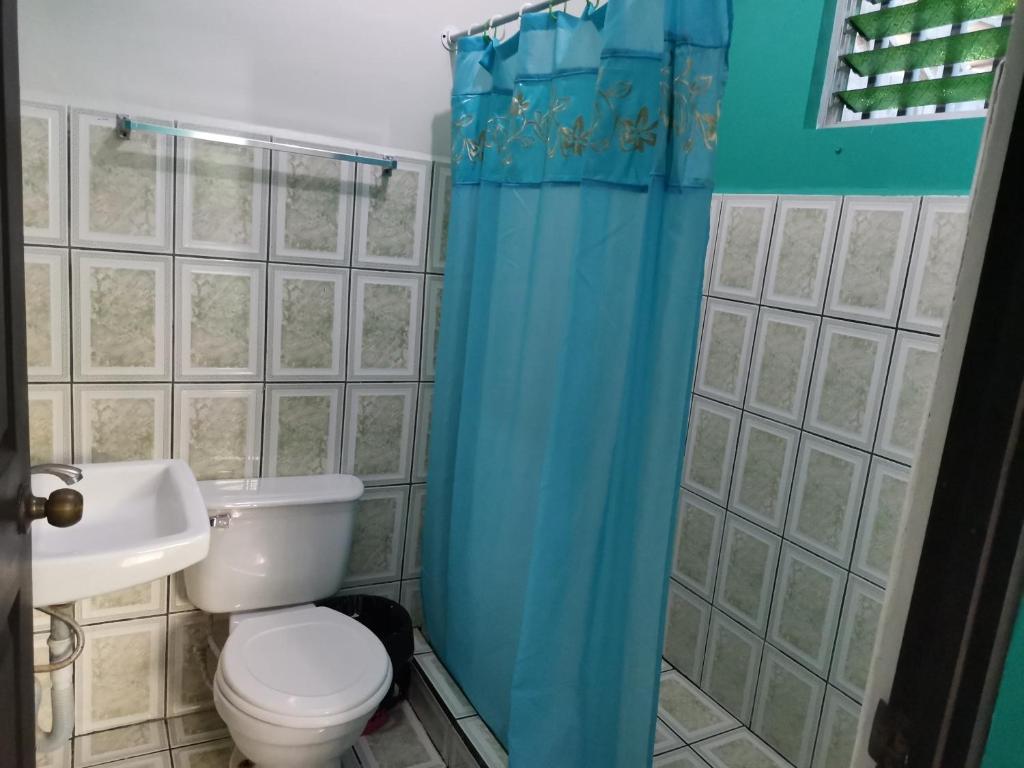 Ванная комната в Cabinas Mitchaelle's