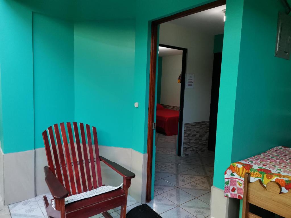 Гостиная зона в Cabinas Mitchaelle's