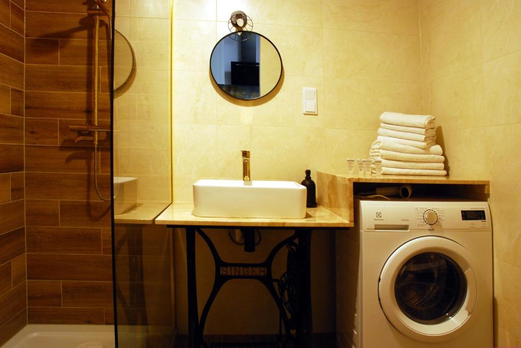 Kúpeľňa v ubytovaní Apilois Apartament
