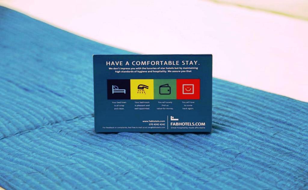 Certifikát, hodnocení, plakát nebo jiný dokument vystavený v ubytování FabHotel Amar Raj Inn