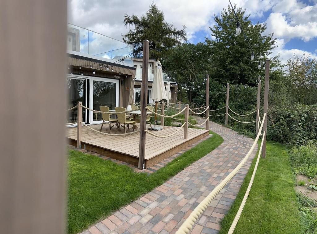 Zahrada ubytování Lieblingsplatz Parey - Ferienhaus am See