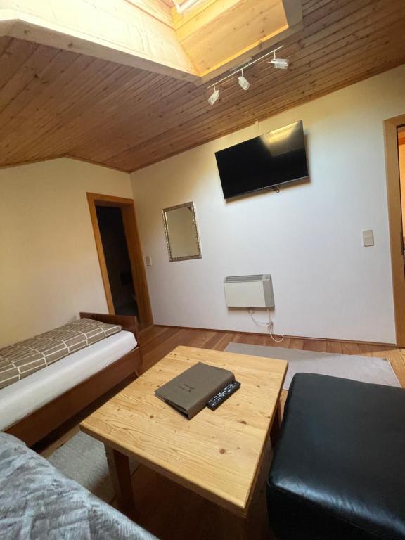 TV a/nebo společenská místnost v ubytování Haus Stabentheiner