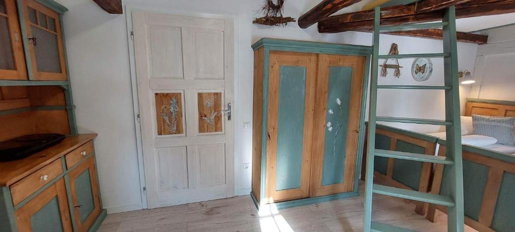 Łóżko lub łóżka w pokoju w obiekcie Apartmány Javorek