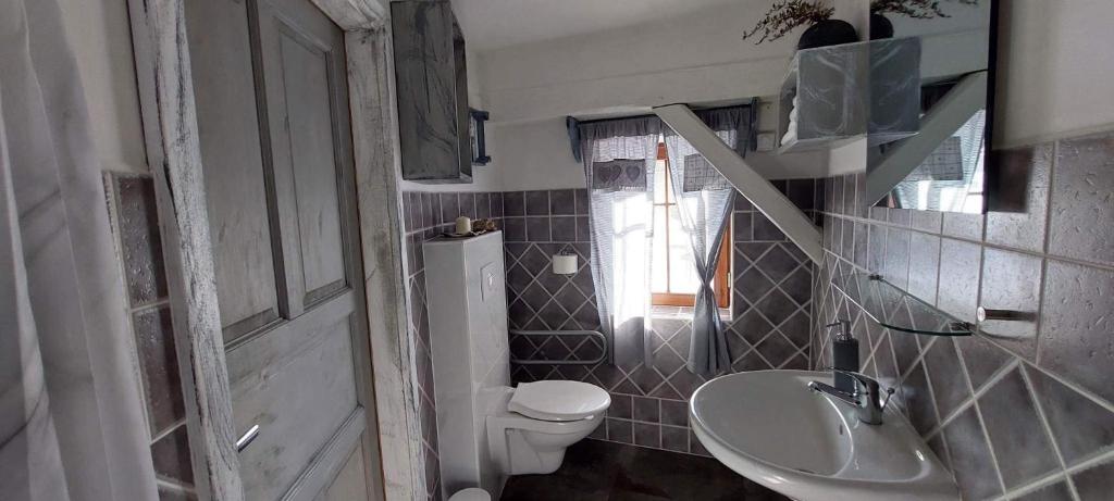 Łazienka w obiekcie Apartmány Javorek