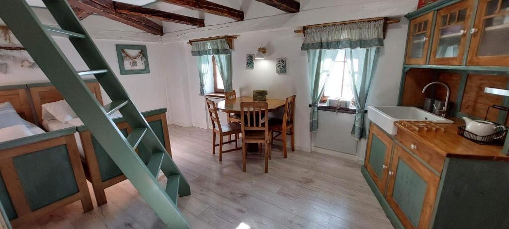 Kuchnia lub aneks kuchenny w obiekcie Apartmány Javorek