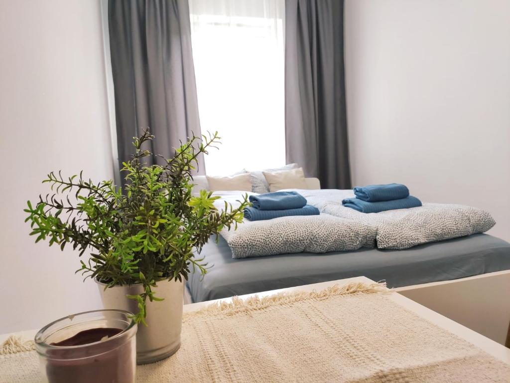 Posteľ alebo postele v izbe v ubytovaní Mogilska 120D by Homeprime