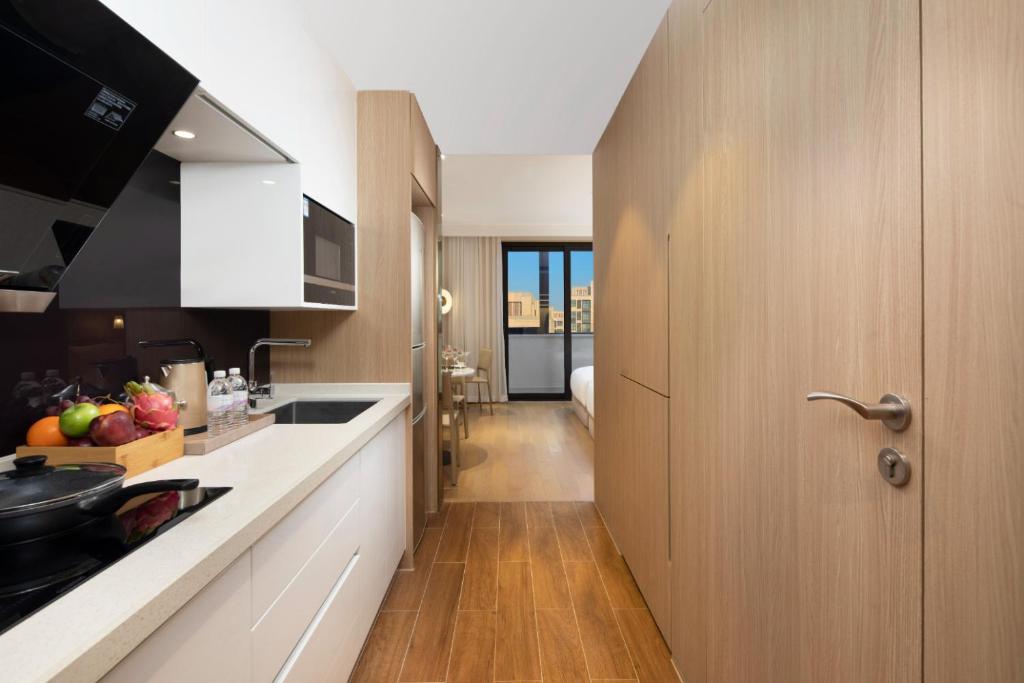 Fotografie z fotogalerie ubytování Eature Residences Lingang v Šanghaji