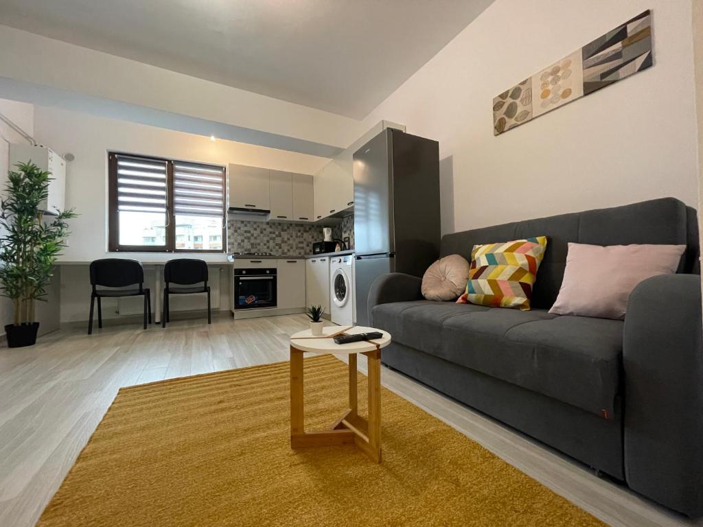 Et opholdsområde på Luxury Apartment