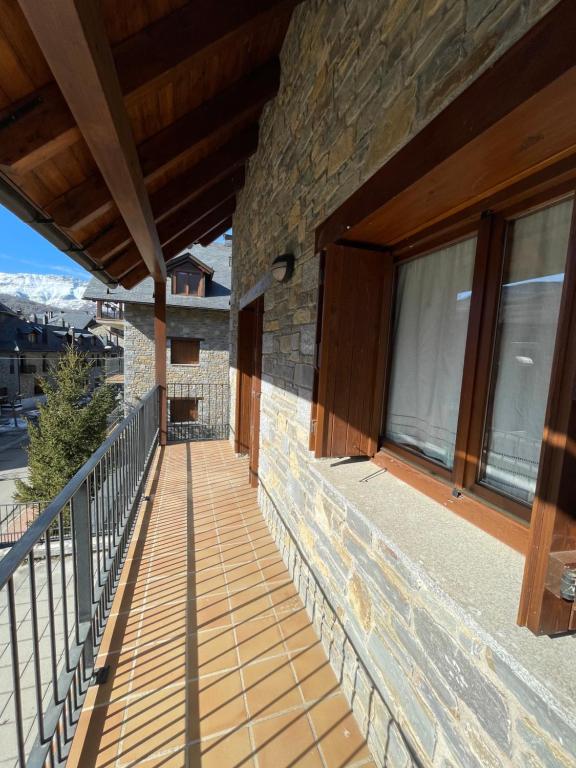 Balkón nebo terasa v ubytování Apartamentos Nevados 28122