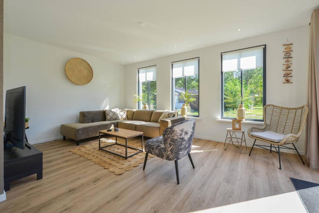 Posezení v ubytování Villa Goudvink