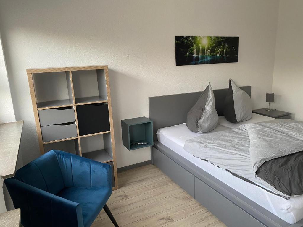 Postel nebo postele na pokoji v ubytování Kassel-Appart