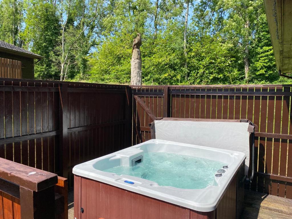 Billede fra billedgalleriet på Birch Lodge 21 with Hot Tub i Newton Stewart