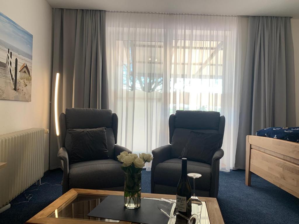 Posezení v ubytování Hotel Meerblick garni