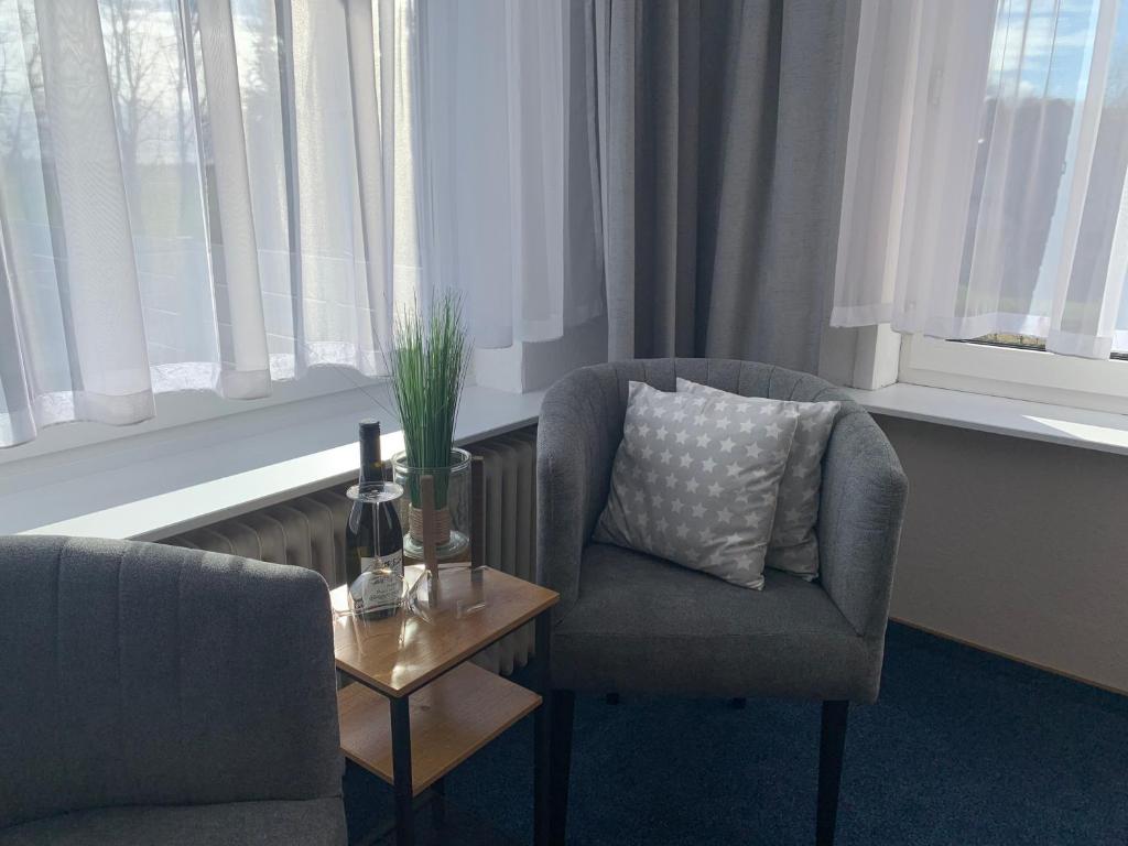 Posezení v ubytování Hotel Meerblick garni