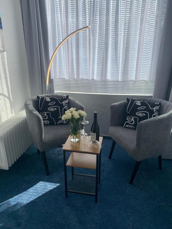 Posezení v ubytování Hotel Meerblick garni