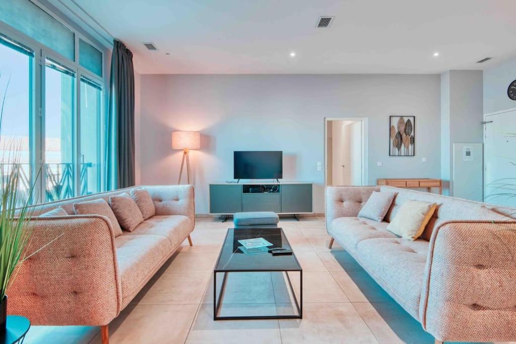 Posezení v ubytování Luxury Apartment Joliette