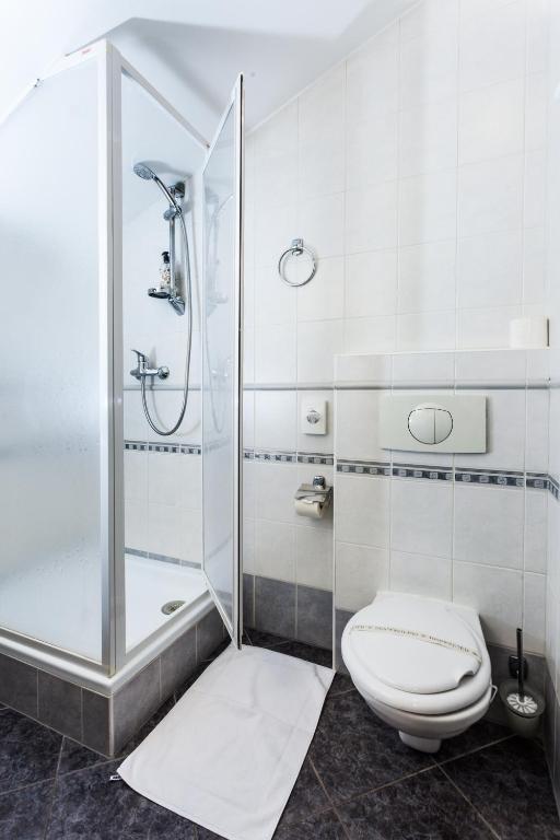 Koupelna v ubytování Hotel Jelínkova vila