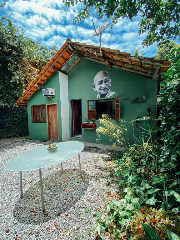 Zahrada ubytování Balaio Hostel Ilha Grande