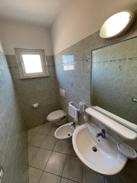 Koupelna v ubytování Albergo Désirée 2