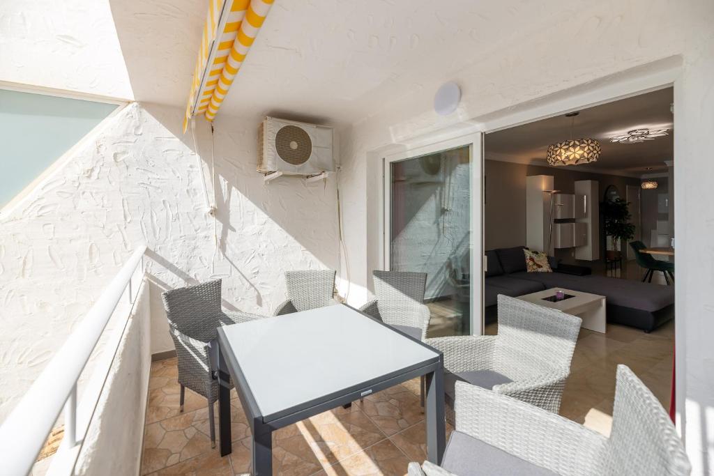 Posedenie v ubytovaní Beach apartment Marbella