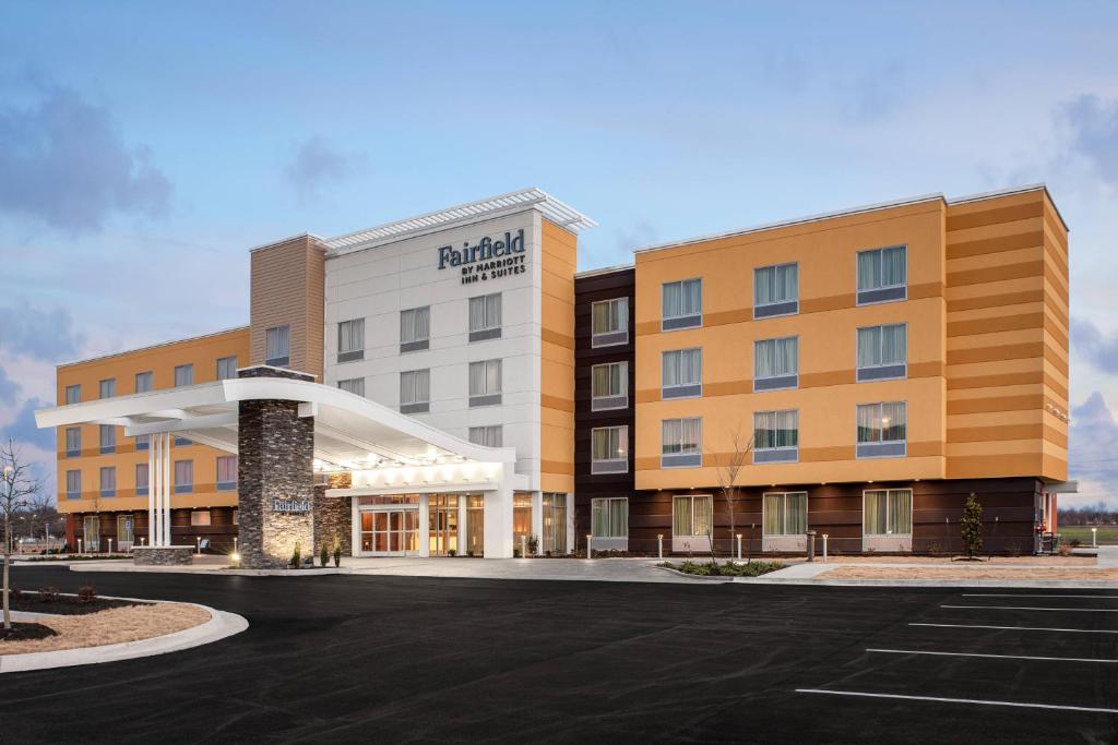 a rendering of a hotel with a parking lot at Fairfield Inn & Suites by Marriott Memphis Marion, AR in Marion