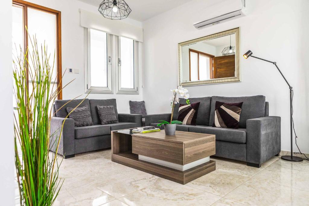 Posezení v ubytování Villa Alasia