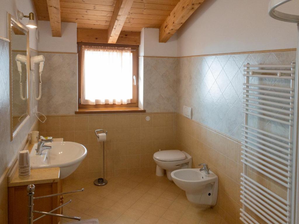 Koupelna v ubytování Agritur al Vigneto