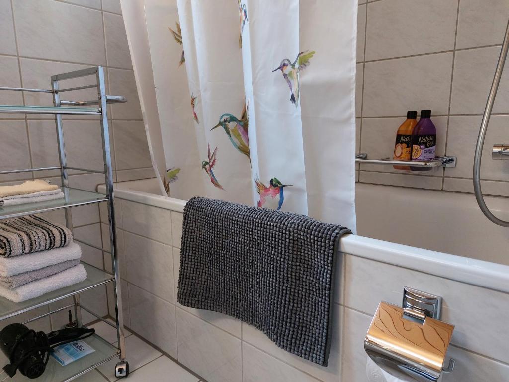 Koupelna v ubytování BnB Elsenerhaus