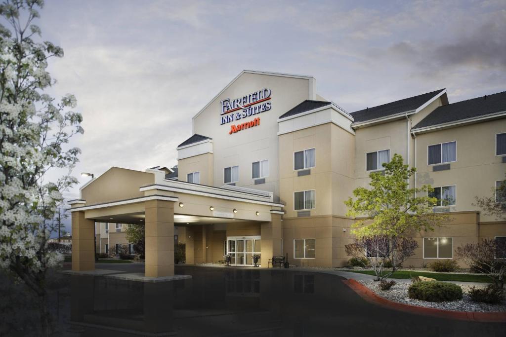 a rendering of the front of a hotel at Fairfield Inn & Suites Idaho Falls in Idaho Falls