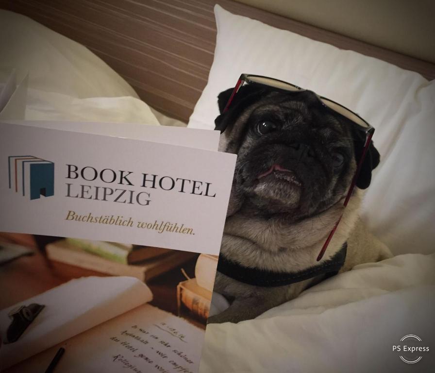 Postel nebo postele na pokoji v ubytování Book Hotel Leipzig