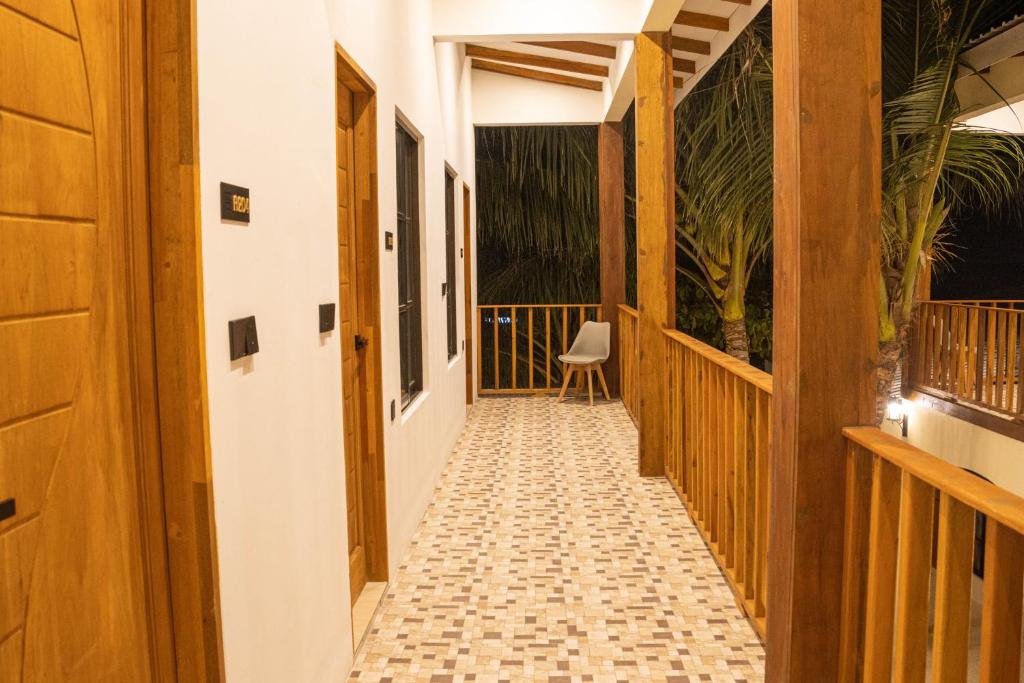 Balkón nebo terasa v ubytování Ahiva Village