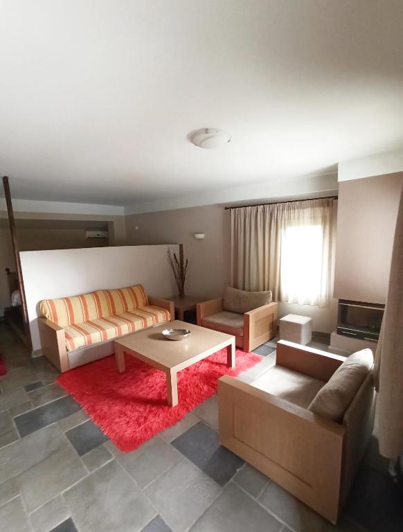 Posezení v ubytování Guesthouse Vasiliki