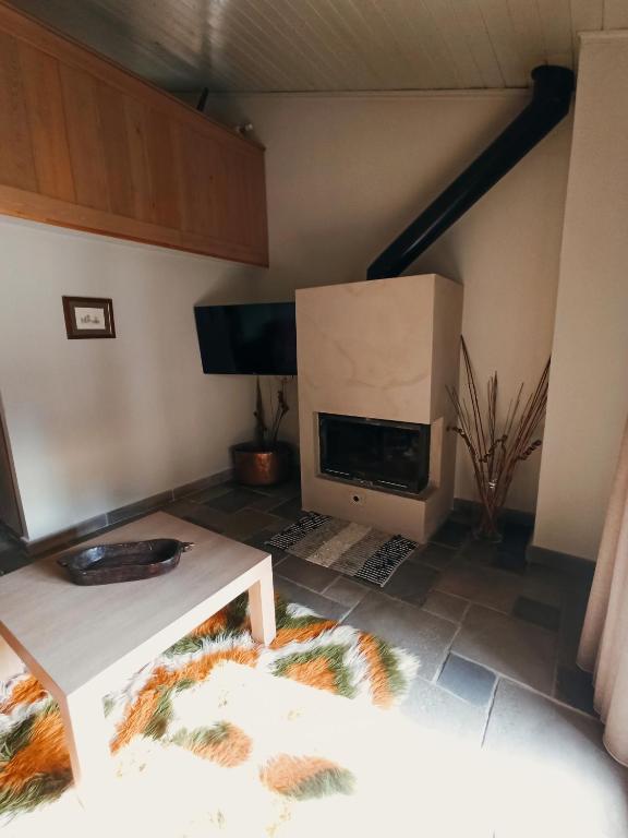 TV a/nebo společenská místnost v ubytování Guesthouse Vasiliki
