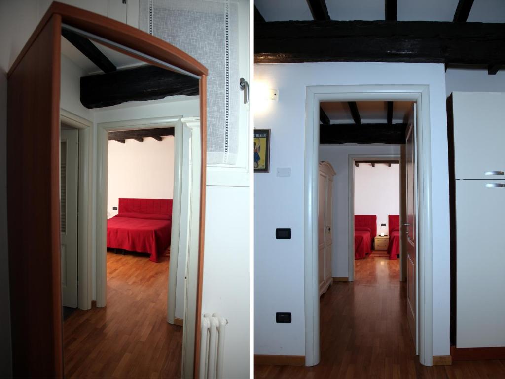 A bed or beds in a room at Il Sipario