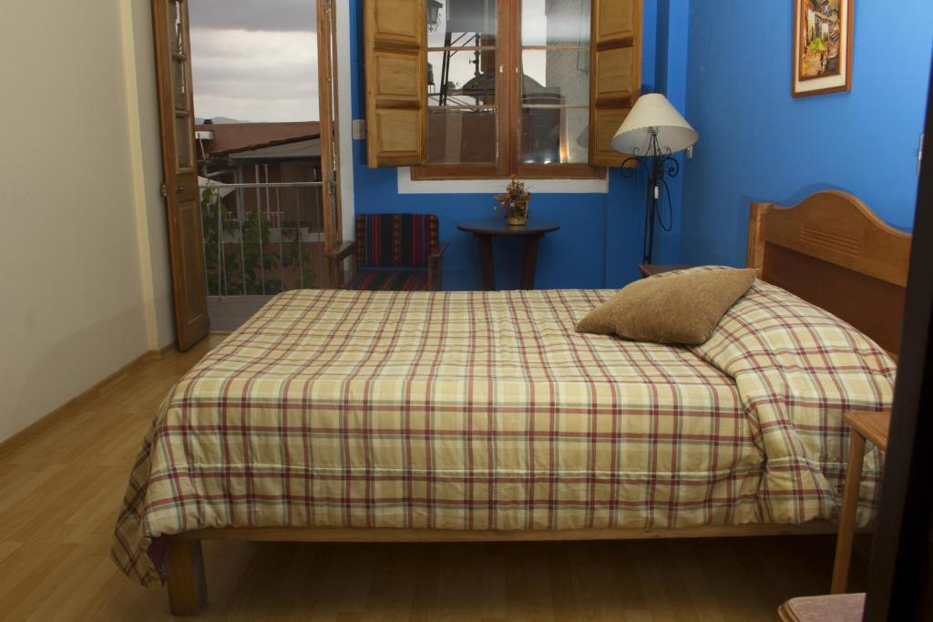 Postel nebo postele na pokoji v ubytování Posada Nueva España