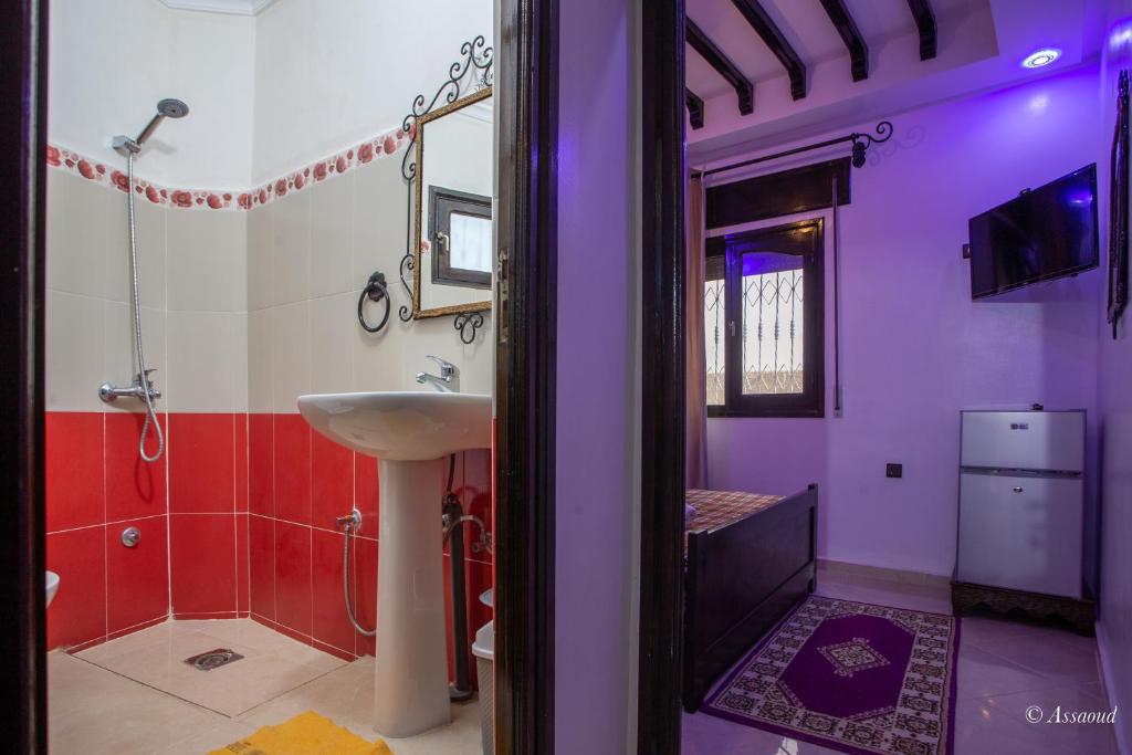 Koupelna v ubytování Maison d'hôtes Afassi