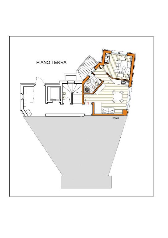 Půdorys ubytování Residence Aspen