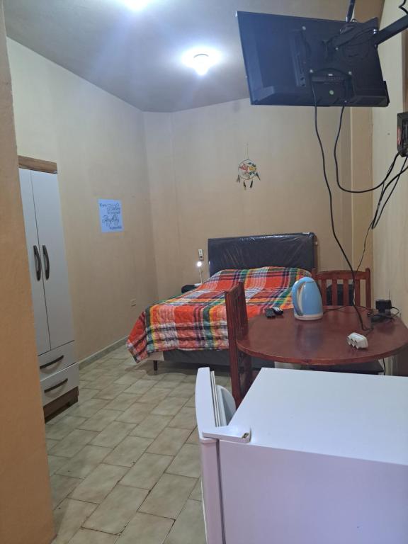 TV a/nebo společenská místnost v ubytování Hummingbird Hostel