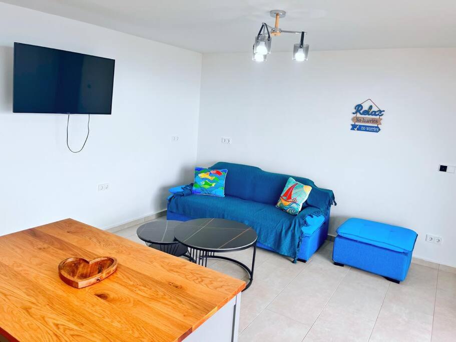 TV a/nebo společenská místnost v ubytování NEU!!! Apartment im Luxory Resort Coral Estate