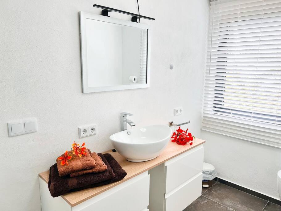 Koupelna v ubytování NEU!!! Apartment im Luxory Resort Coral Estate
