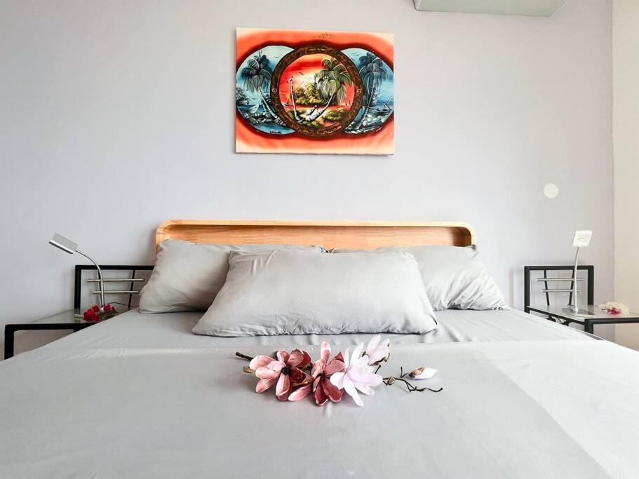 Postel nebo postele na pokoji v ubytování NEU!!! Apartment im Luxory Resort Coral Estate