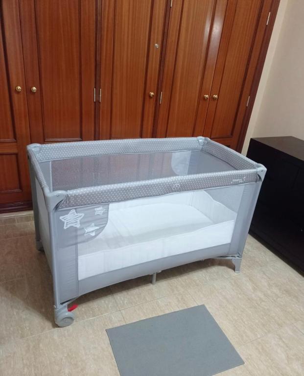 Postel nebo postele na pokoji v ubytování Villa Mogan Mall, con jacuzzi y PlayStation 5