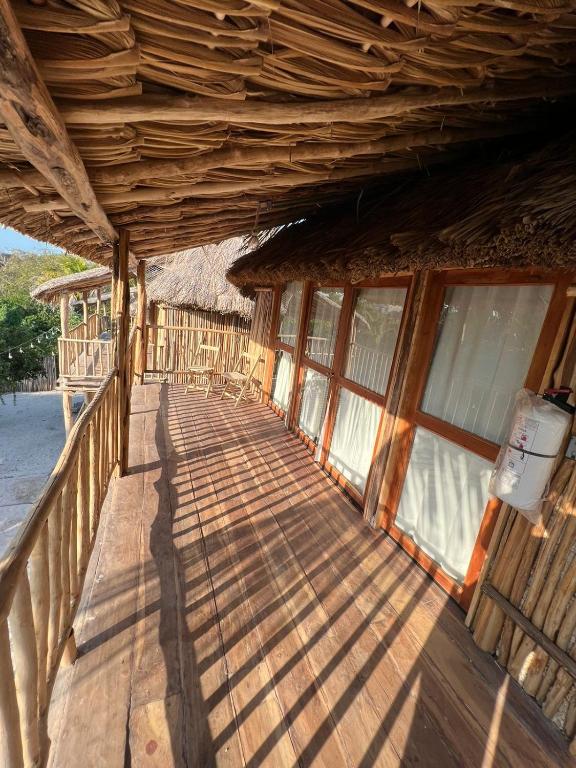 Balkón nebo terasa v ubytování Xa am Natural Lodgement