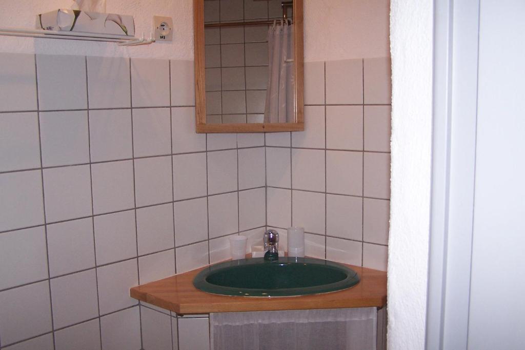 Koupelna v ubytování Salomony Chambre d'Hôtes