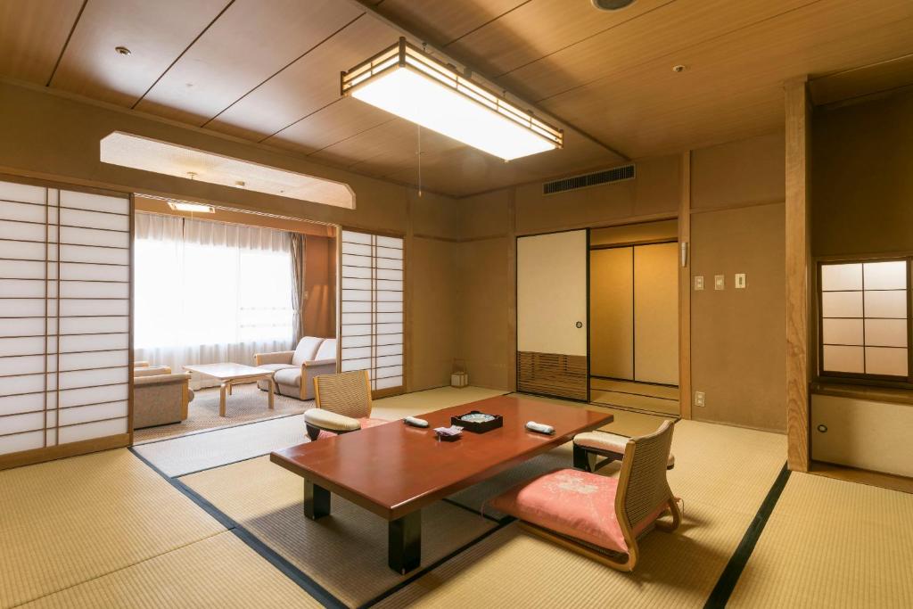 Posezení v ubytování Isawa Tokiwa Hotel
